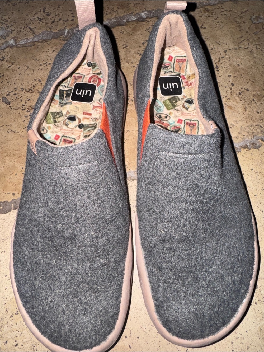UIN Women's Walking Shoes Slip On Casual Loafers Lightweight Comfort